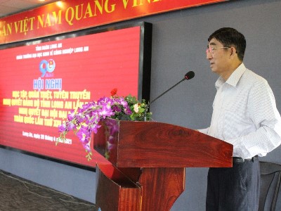 Đoàn trường DLA triển khai hoạt động “Học tập, quán triệt và tuyên truyền Nghị quyết Đại hội Đảng bộ tỉnh Long An lần thứ XI, Nghị quyết Đại hội đại biểu toàn quốc lần thứ XIII của Đảng”