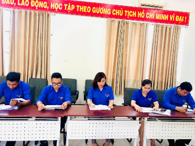 Đoàn trường ĐH KTCN Long An kiểm tra, giám sát đợt 1 năm 2022