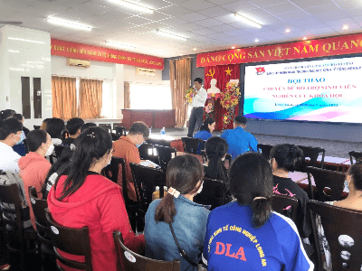 Đoàn trường DLA với chuyên đề Hỗ trợ sinh viên nghiên cứu khoa học