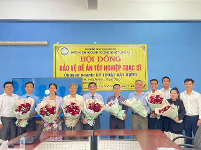 Bảo vệ đề án tốt nghiệp thạc sĩ ngành Kỹ thuật xây dựng