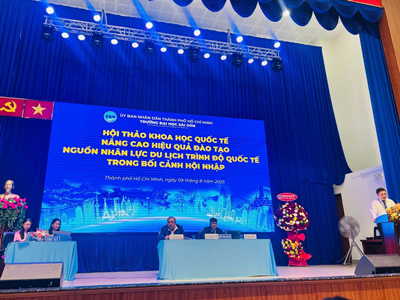 Hội thảo khoa học quốc tế Nâng cao hiệu quả đào tạo nguồn nhân lực du lịch trình độ quốc tế trong bối cảnh hội nhập