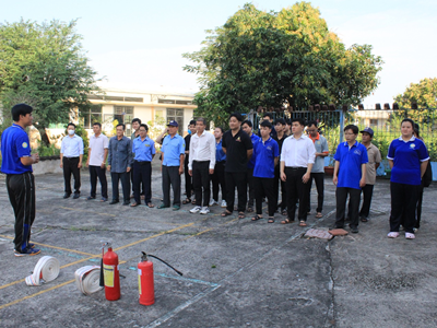 Thực tập phương án chữa cháy, cứu nạn cứu hộ năm 2025 tại DLA