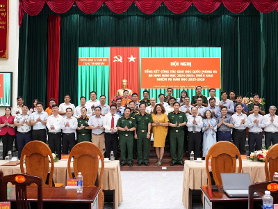 Trường DLA tham dự Hội nghị Tổng kết công tác Giáo dục quốc phòng và an ninh năm học 2024–2025 và triển khai nhiệm vụ năm học 2025–2026