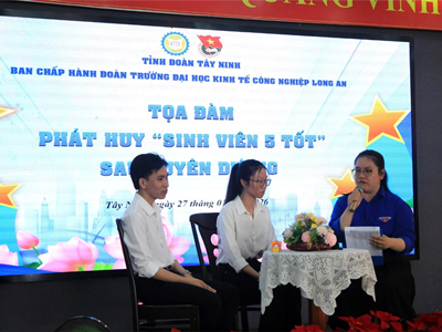 Đoàn trường Đại học Kinh tế Công nghiệp Long An: Triển khai phong trào “Sinh viên 5 tốt” cấp trường năm học 2025 - 2026