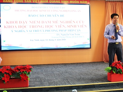 Chuyên đề tăng cường nghiên cứu khoa học trong sinh viên năm 2026