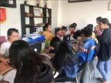Đông đảo thí sinh xét tuyển và nhập học tại DLA